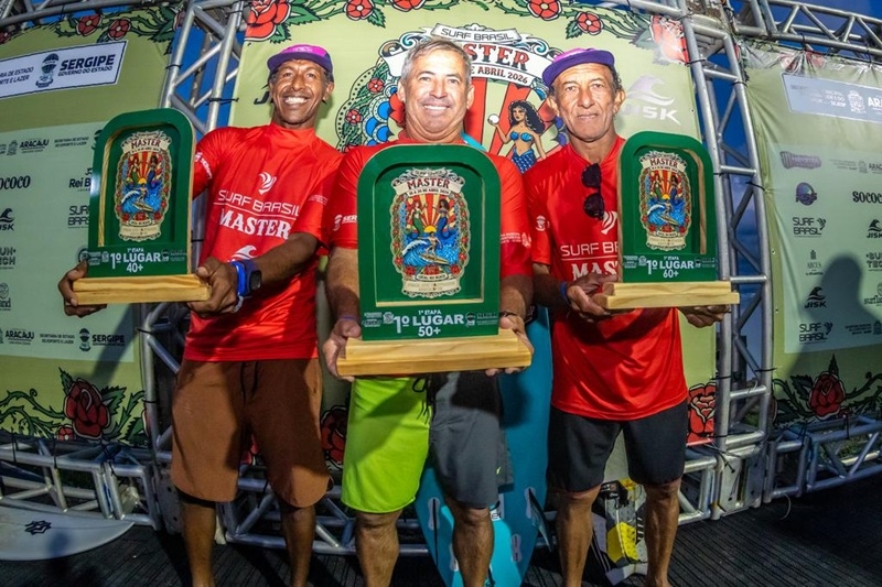 Fábio Gouveia, Edvan Silva e Tady vencem a primeira etapa do Surf Brasil Master 2026