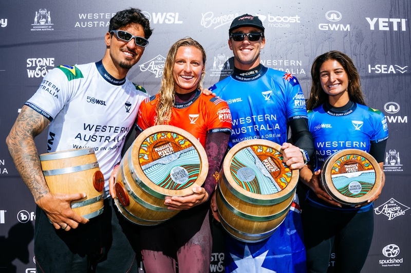 George Pittar e Lakey Peterson vencem o Western Australia Margaret River Pro 2026
