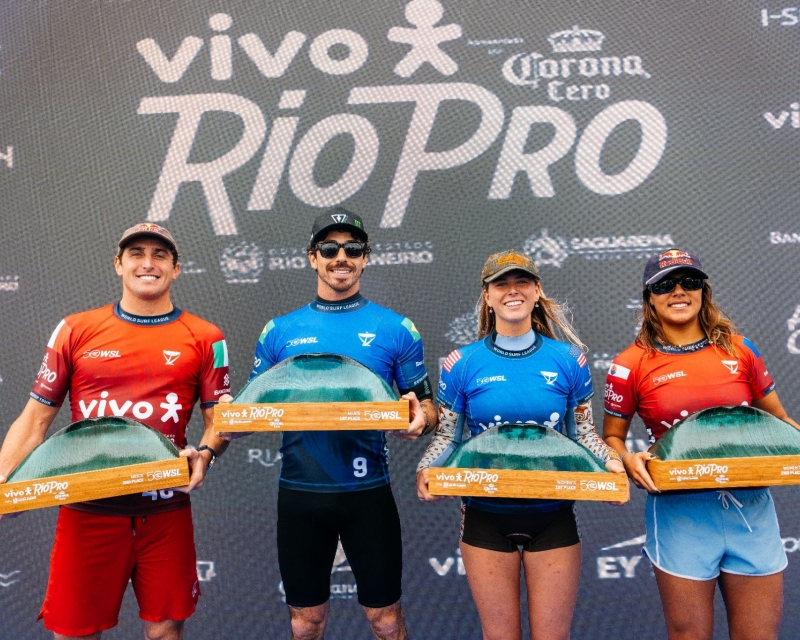 Yago Dora e Sawyer Lindblad vencem o VIVO Rio Pro apresentado por Corona Cero