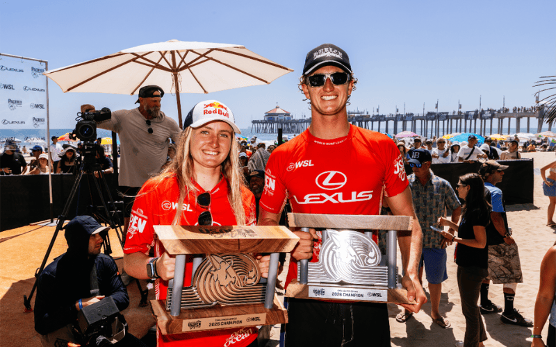 Sierra Kerr e Jake Marshall Vencem o Lexus US Open of Surfing 2026 Apresentado pela Pacifico