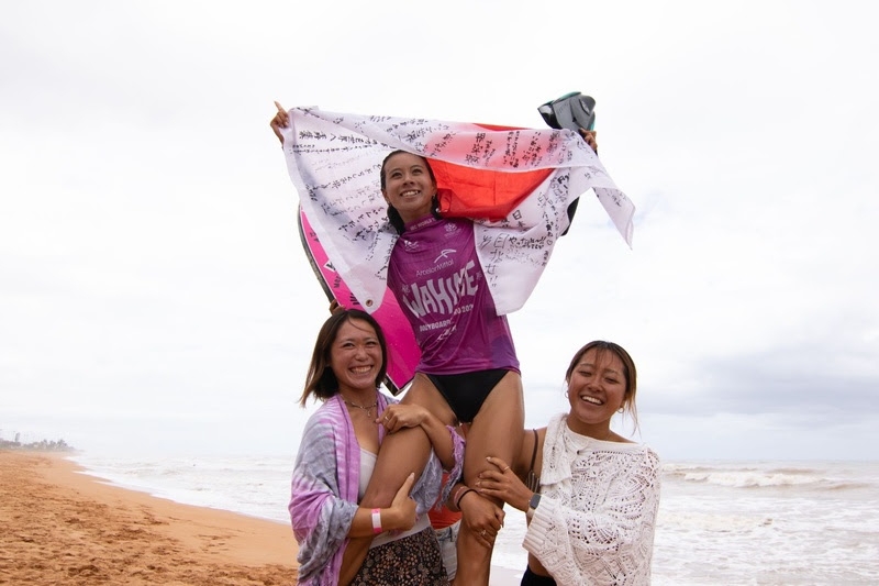 Namika Yamashita vence o ArcelorMittal Wahine Bodyboarding Pro, Luna Hardman é vice-campeã mundial e Brasil sobe a todos os pódios